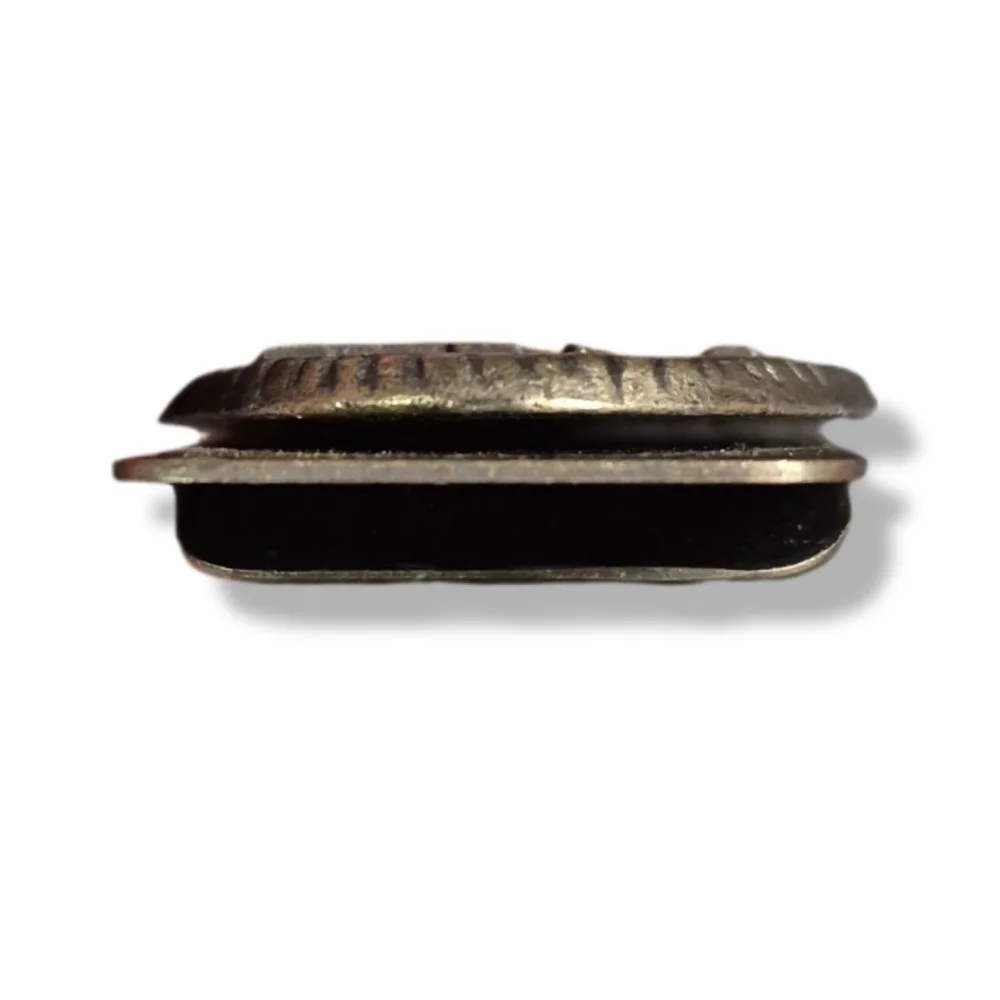 Vintage Frontier Las Vegas Hotel & Casino Brass Money Clip